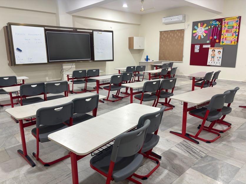 Modern Classroom at Arkaas Vignan School