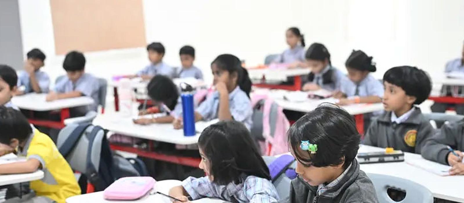 Primary School at Arkaas Vignan School, Puppalguda
